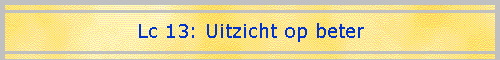Lc 13: Uitzicht op beter